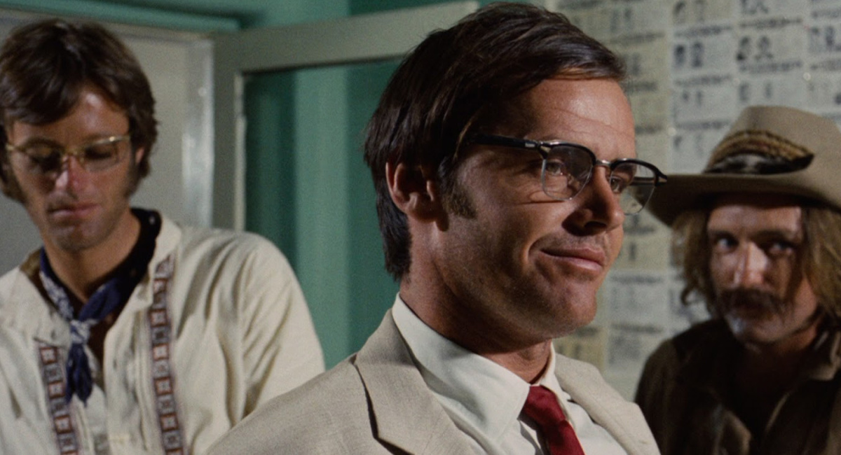 Peter Fonda, Jack Nicholson, and Dennis Hopper in 1969's 'Easy Rider.'