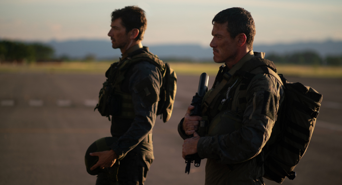 Michiel Huisman and Luke Evans in 'Echo 3.'
