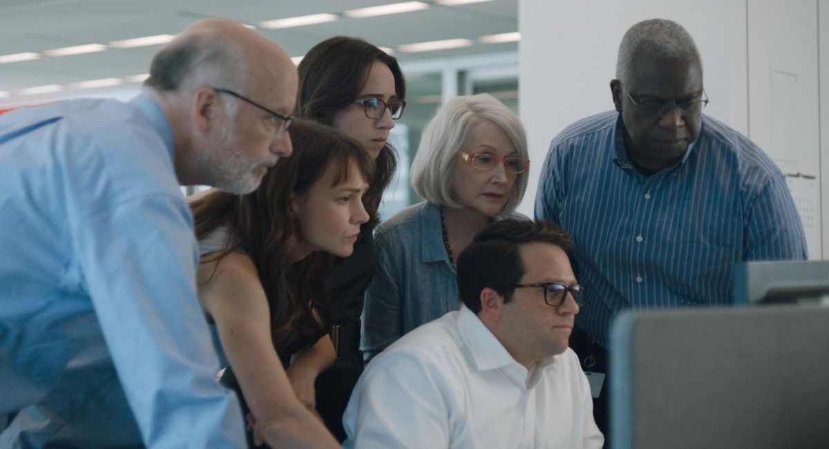 Carey Mulligan, Zoe Kazan, Patricia Clarkson and Andre Braugher in 'She Said,' directed by Maria Schrader.