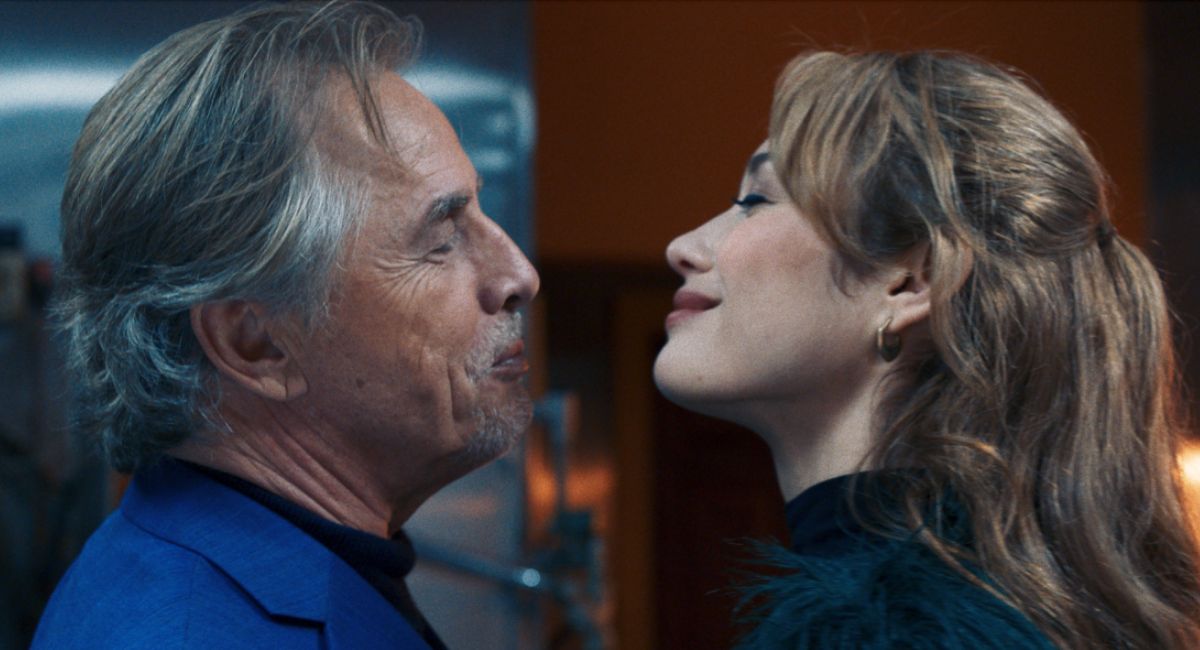 Don Johnson and Olga Kurylenko in 'High Heat.