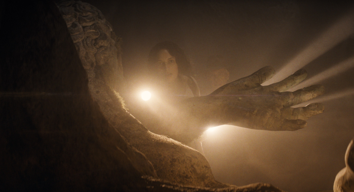 Helena (Phoebe Waller-Bridge) and Indiana Jones (Harrison Ford) in Lucasfilm's 'IJ5.'