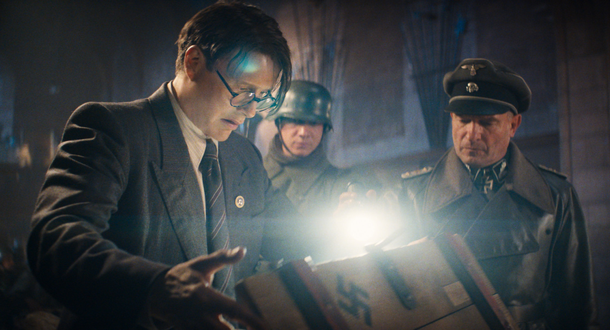 Colonel Weber (Thomas Kretschmann) and Doctor Jürgen Voller (Mads Mikkelsen) in Lucasfilm's 'IJ5.'