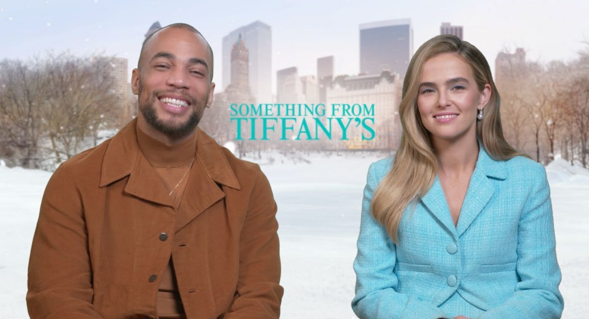 Kendrick Sampson and Zoey Deutch star in 'Something From Tiffany's.'