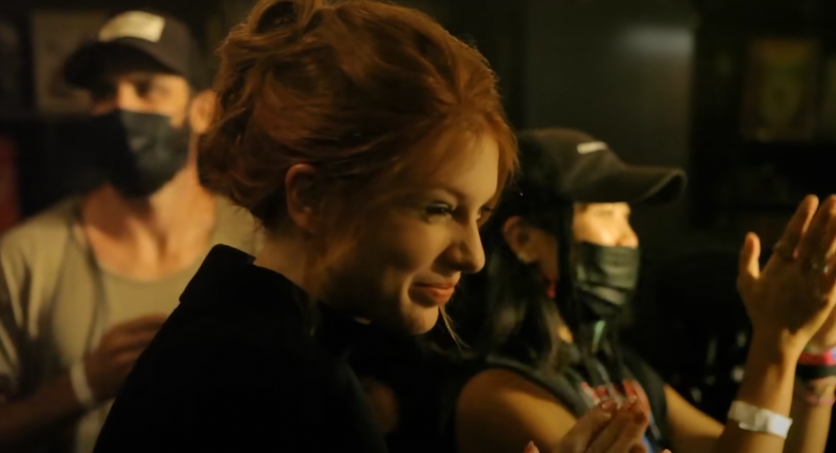 Taylor Swift in "All Too Well: The Short Film (Behind The Scenes)" video. Courtesy of Taylor Swift's YouTube channel.