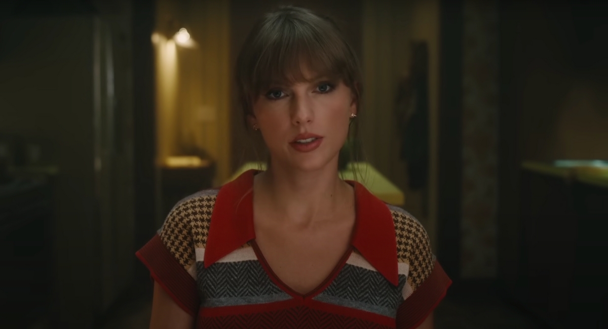 Taylor Swift in the "Anti-Hero" video. Courtesy of Taylor Swift's YouTube channel.