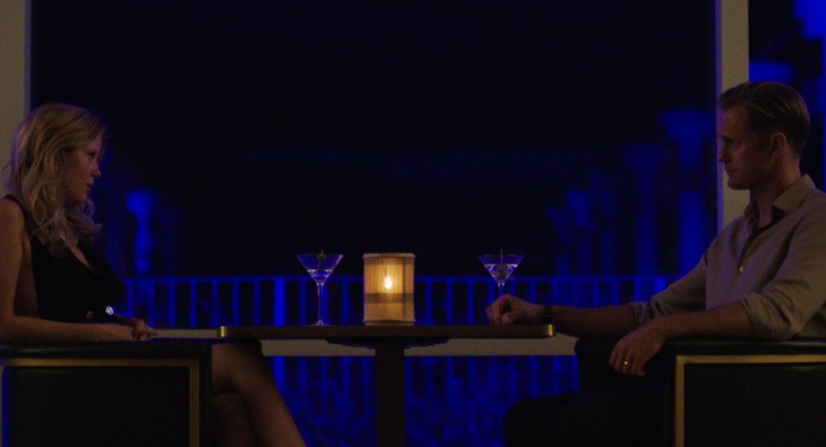 Mia Goth and Alexander Skarsgård star in Brandon Cronenberg's 'Infinity Pool.'