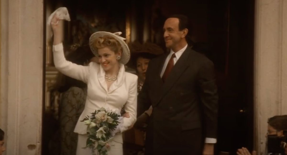 Madonna as Eva Perón and Jonathan Pryce as Juan Perón in 1996's 'Evita.'