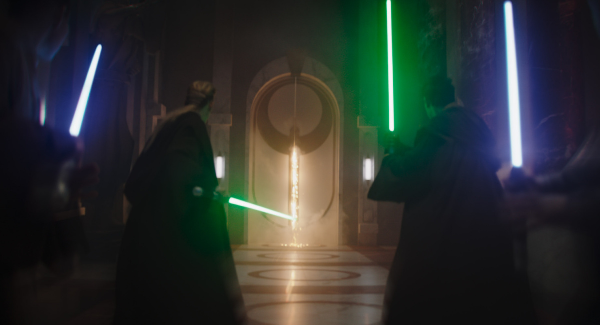 Jedi in a scene from Lucasfilm's 'The Mandalorian,' season three, exclusively on Disney+.