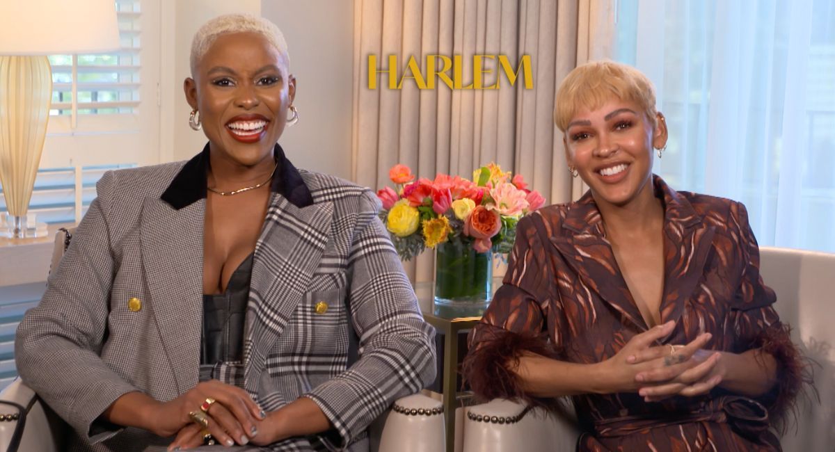 Jerrie Johnson and Meagan Good star in Prime Video's 'Harlem' Season 2.