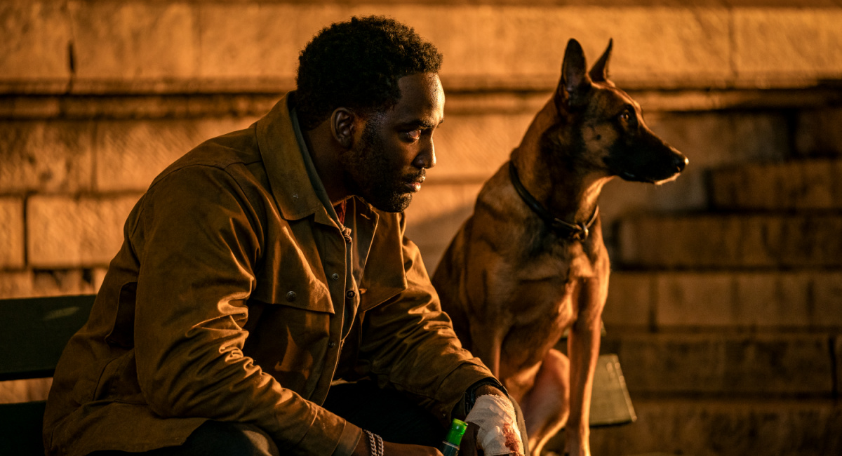 Shamier Anderson as Tracker in 'John Wick: Chapter 4.'