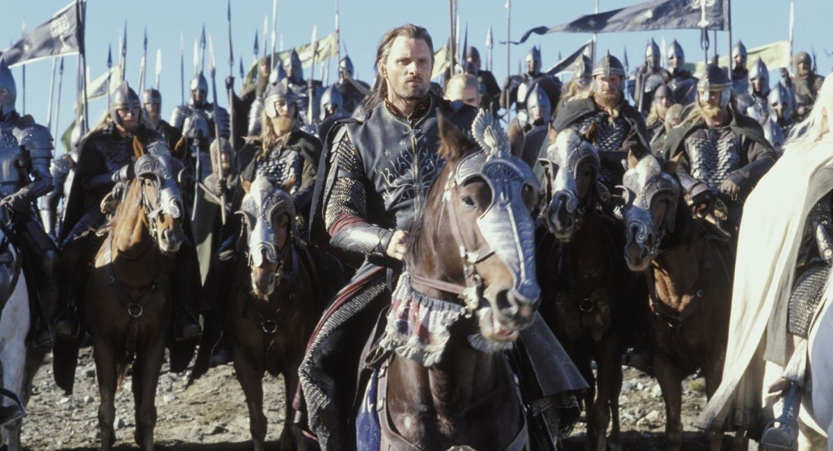 Viggo Mortensen as Aragorn Elessar in director Peter Jackson's 'The Lord of the Rings: The Return of the King.'