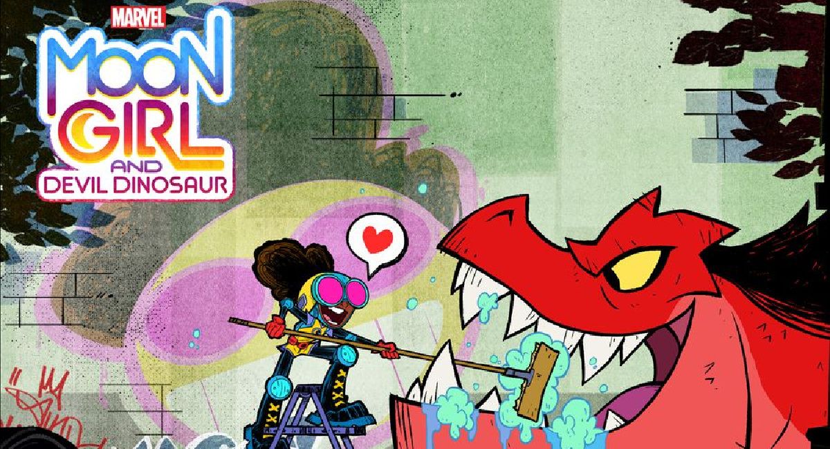 Moon Girl and Devil Dinosaur on 'Marvel’s Moon Girl and Devil Dinosaur.'