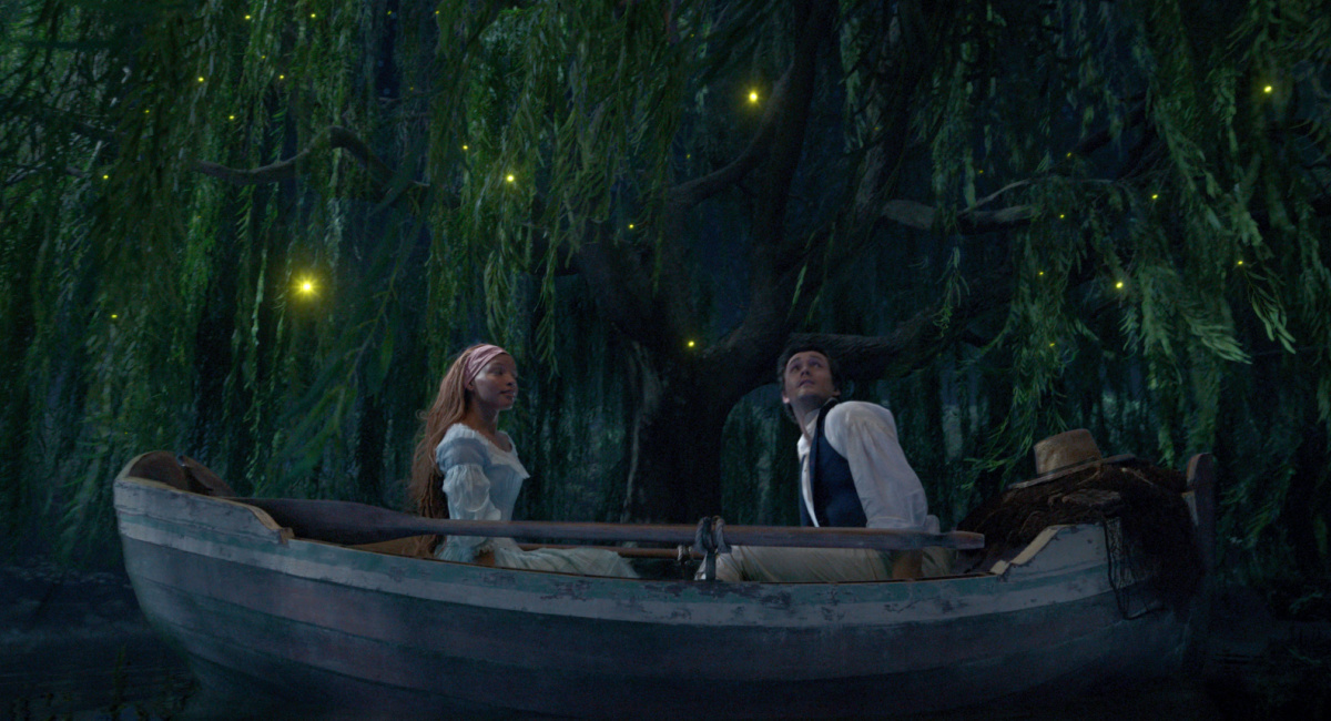 Halle Bailey as Ariel and Jonah Hauer-King as Prince Eric in Disney's live-action 'The Little Mermaid.'