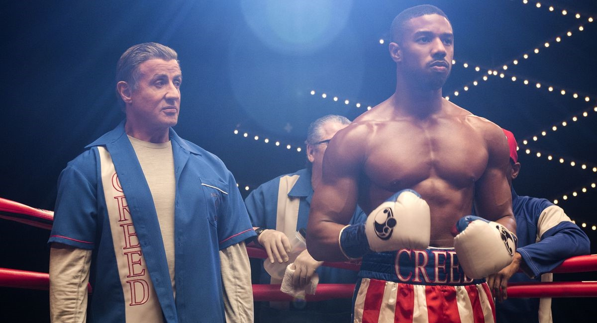 Sylvester Stallone and Michael B. Jordan in 'Creed II.'