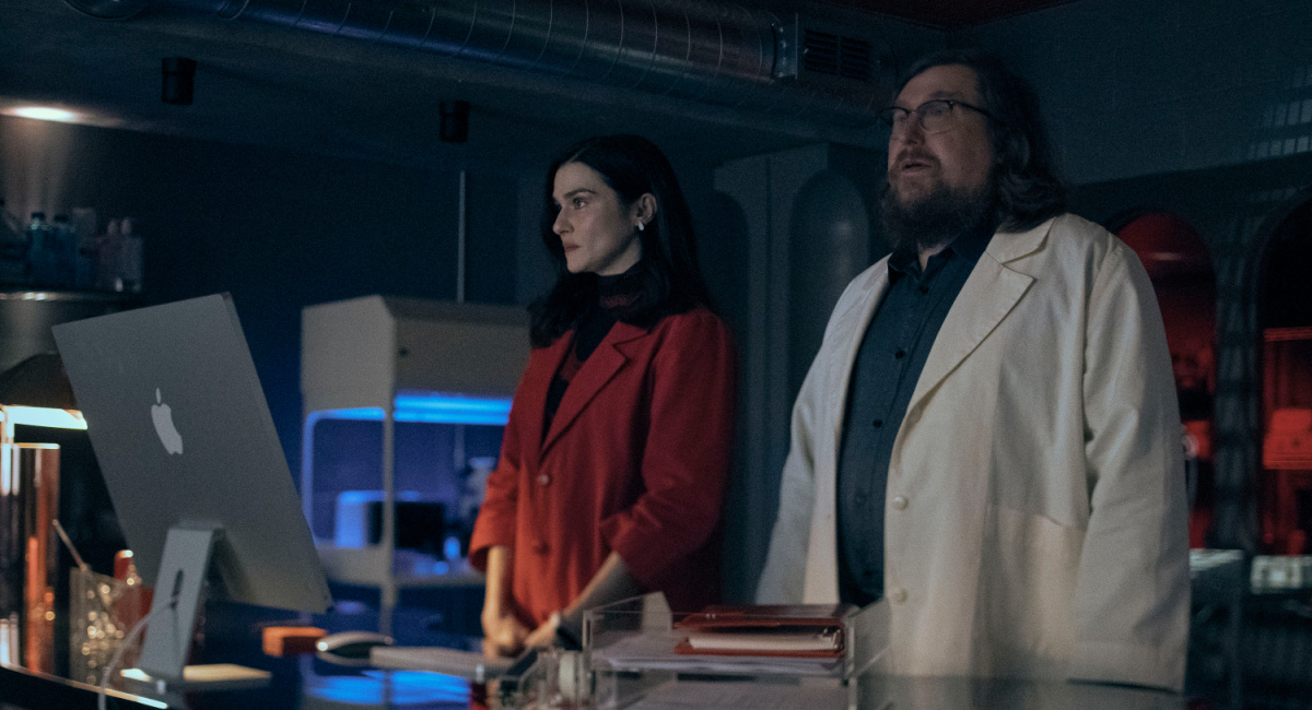 Rachel Weisz and Michael Chernus in 'Dead Ringers.'
