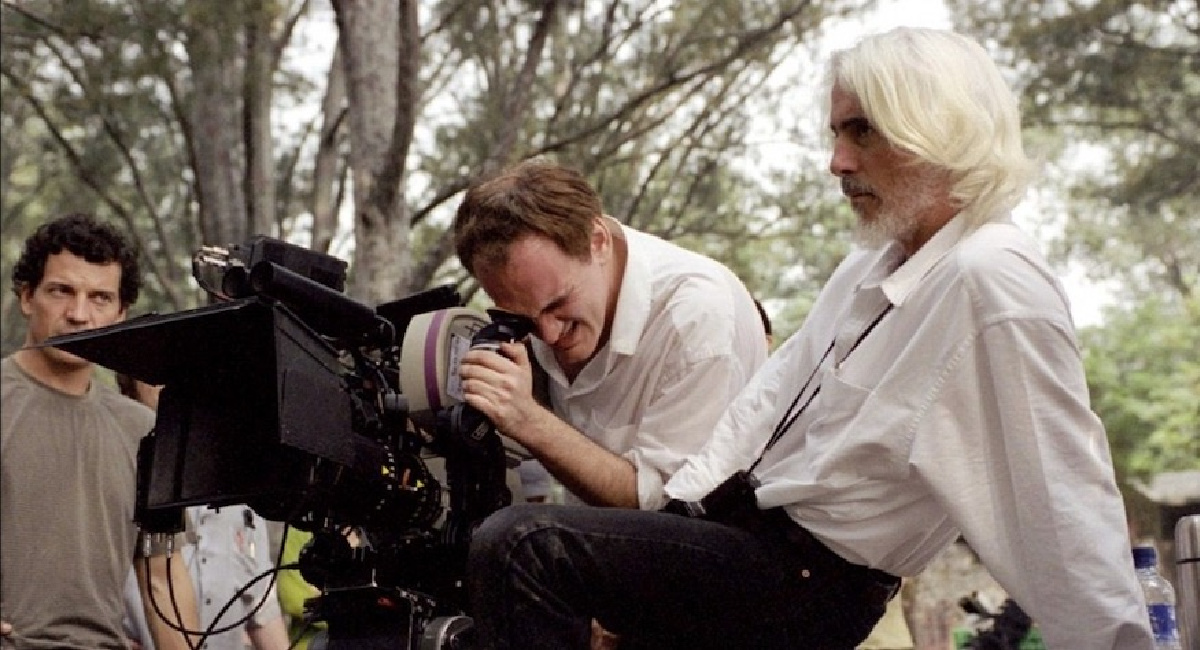 Quentin Tarantino on the set of 'Django Unchained.'