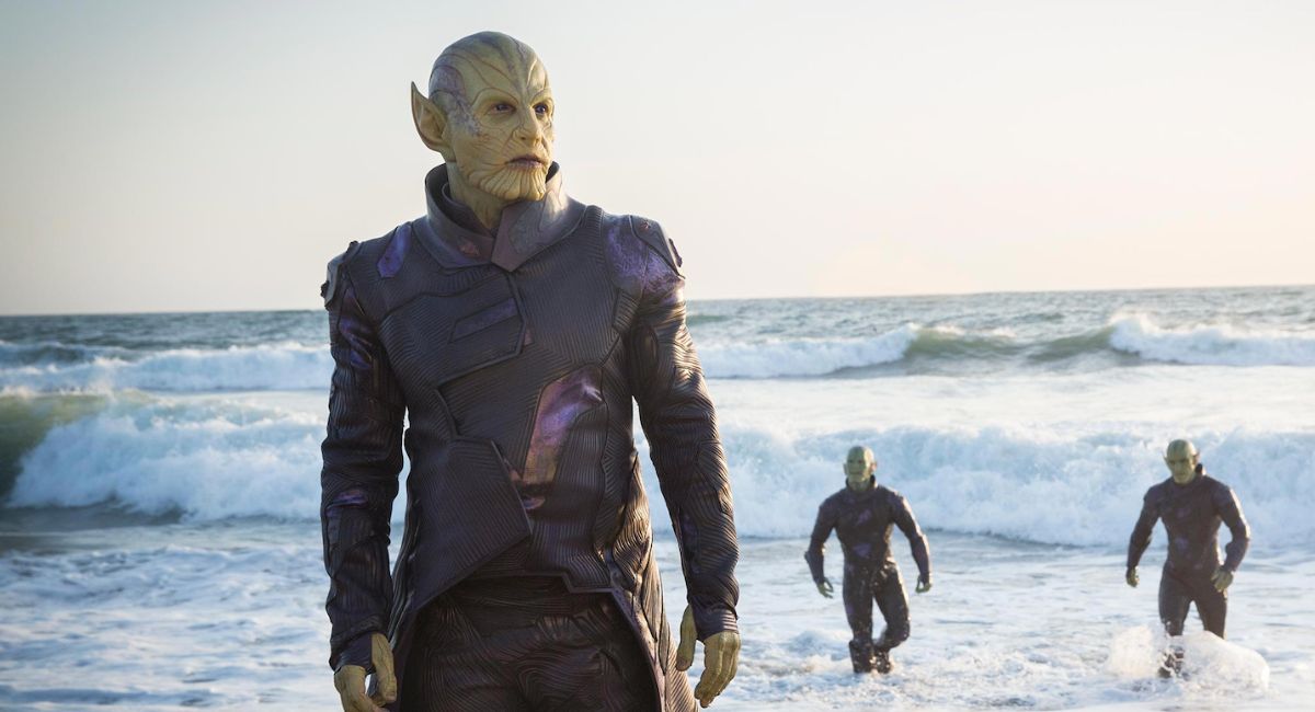 Ben Mendelsohn as Talos in Marvel Studios' 'Captain Marvel.'