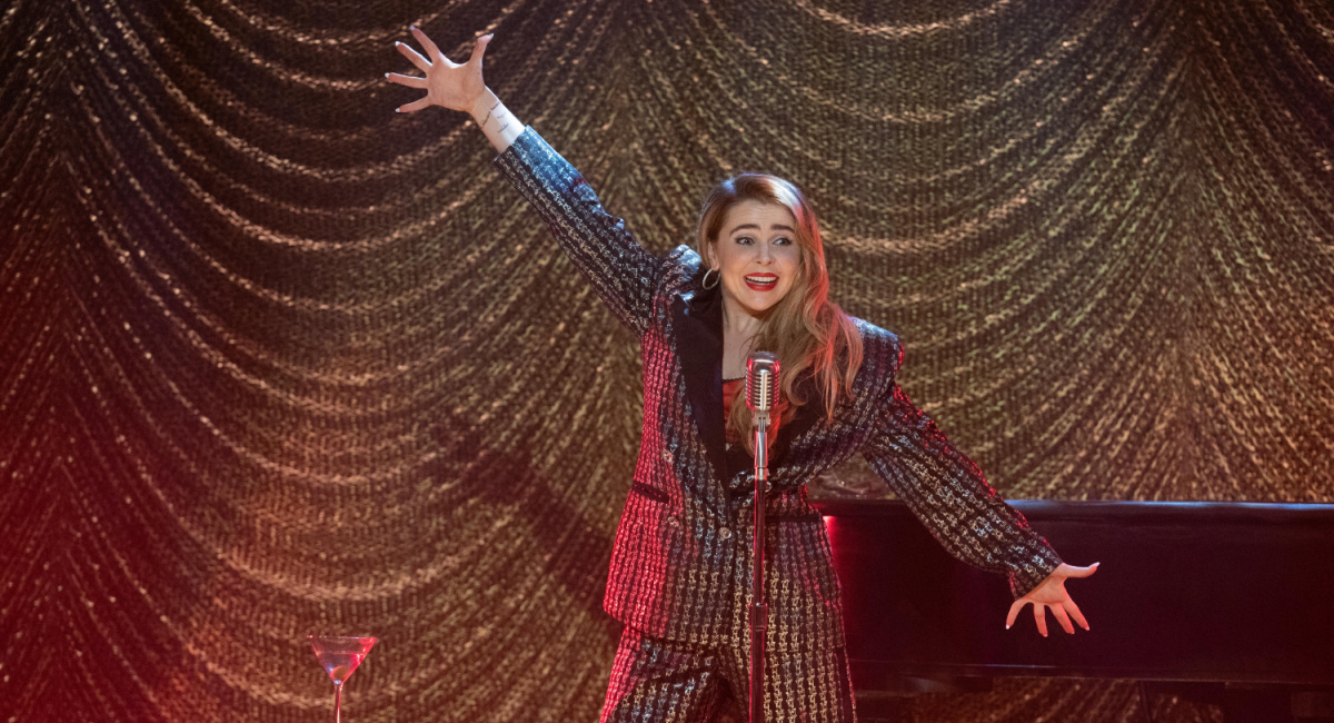 Mae Whitman stars in Hulu's 'Up Here.'