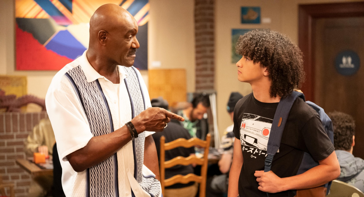 Delroy Lindo and Faly Rakotohavana in Hulu's 'UnPrisoned.'