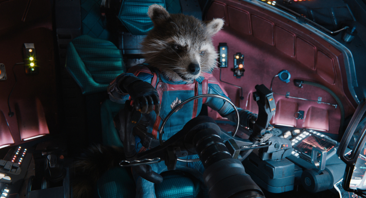 Rocket (voiced by Bradley Cooper) in Marvel Studios' 'Guardians of the Galaxy Vol. 3.'