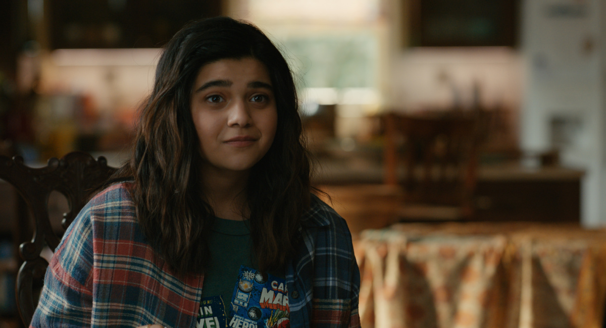 Iman Vellani as Ms. Marvel/Kamala Khan in Marvel Studios' 'The Marvels.'