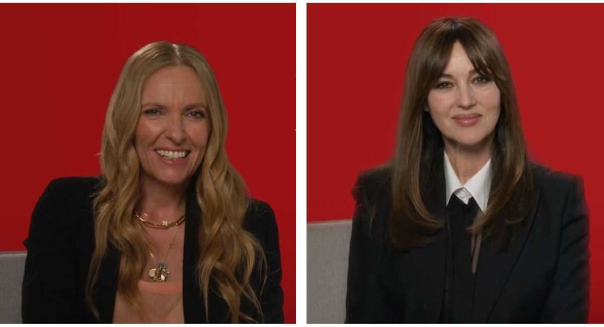 Toni Collette and Monica Bellucci Talk 'Mafia Mamma'
