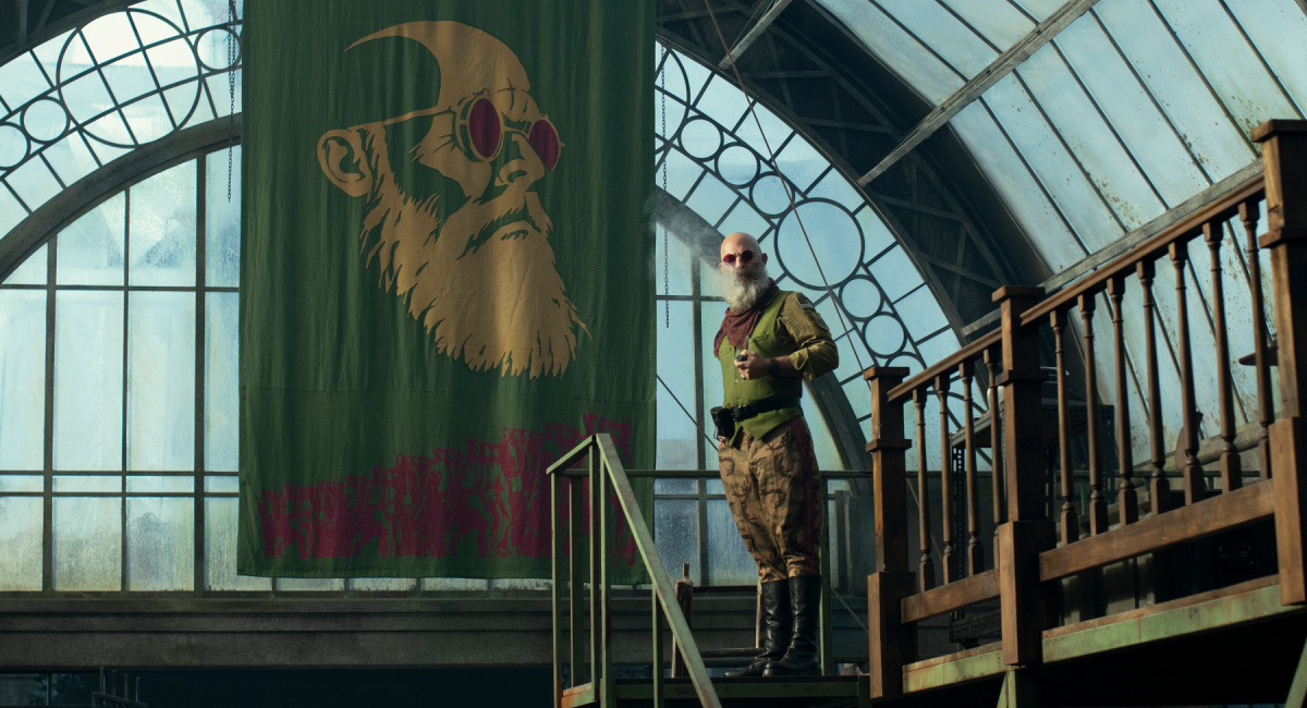Neil Sandilands as General Abbot in 'Sweet Tooth' season 2.
