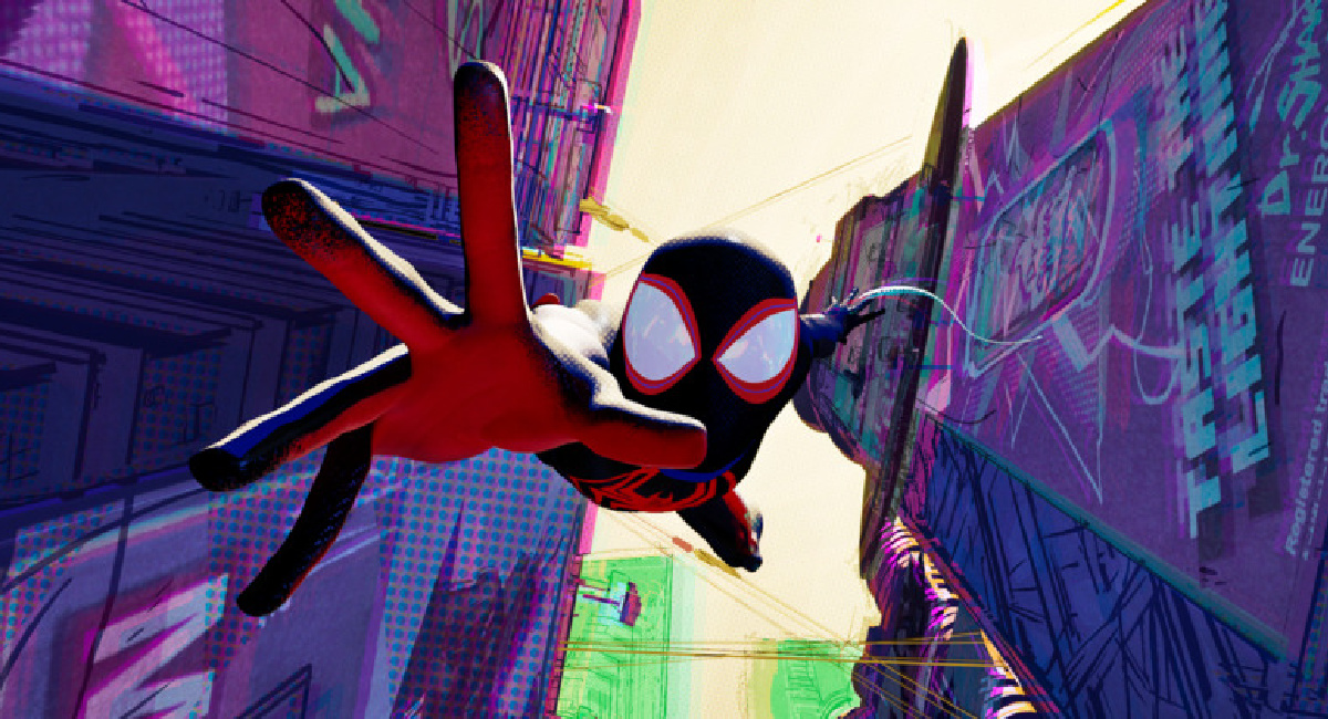 Spider-Man/Miles Morales (Shameik Moore) in Columbia Pictures and Sony Pictures Animations’ 'Spider-Man: Across the Spider-Verse.'