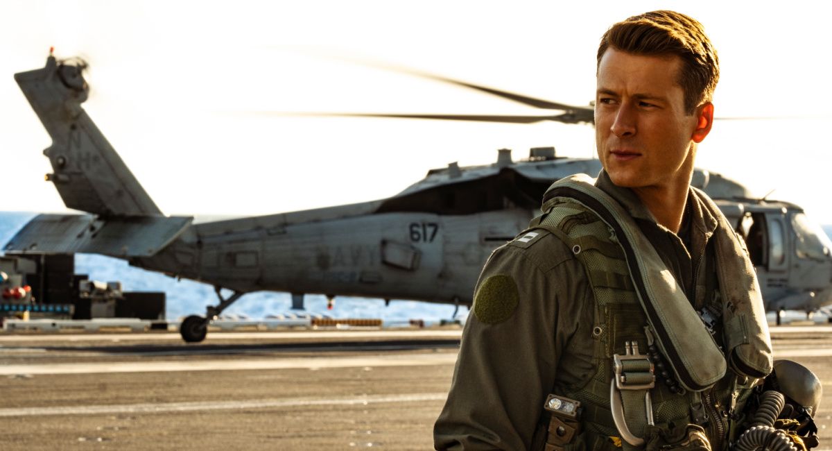 Glen Powell plays "Hangman" in 'Top Gun: Maverick' from Paramount Pictures, Skydance and Jerry Bruckheimer Films.