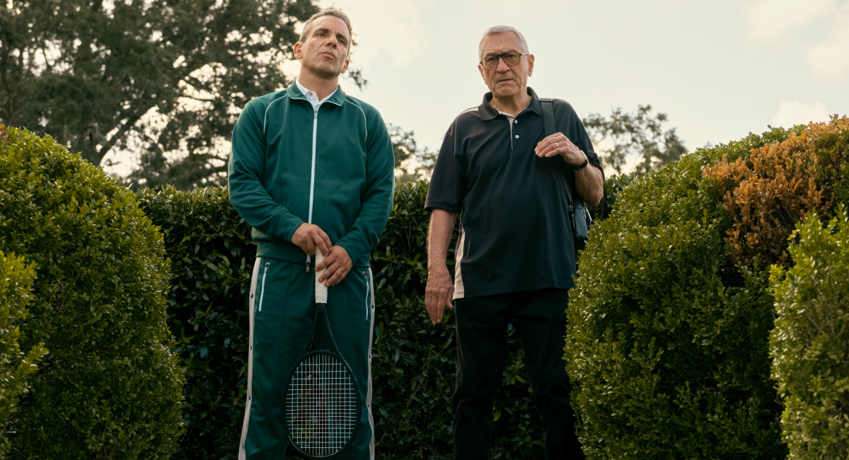 Sebastian Maniscalco and Robert De Niro in 'About My Father.'
