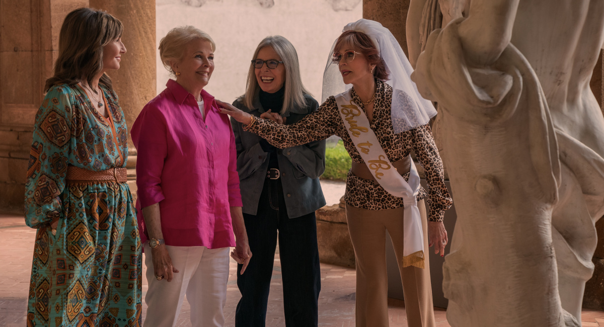 Mary Steenburgen stars as Carol, Candice Bergen as Sharon, Diane Keaton as Diane and Jane Fonda as Vivian in 'Book Club: The Next Chapter,' a Focus Features release.
