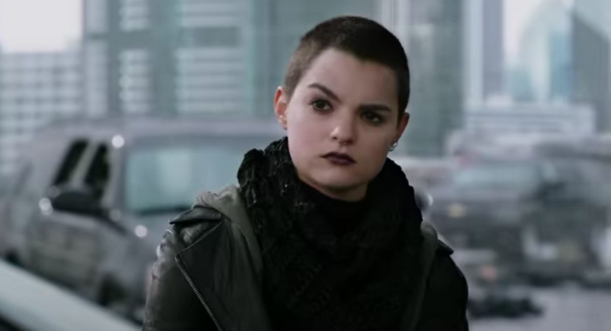 Brianna Hildebrand as Negasonic Teenage Warhead in 'Deadpool.'