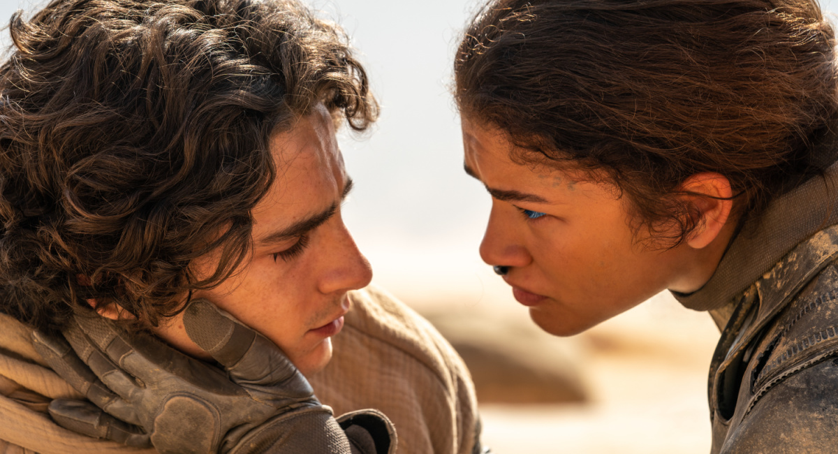 Timothee Chalamet as Paul Atreides and Zendaya as Chani in Warner Bros. Pictures and Legendary Pictures’ action adventure 'Dune: Part Two,' a Warner Bros. Pictures release.