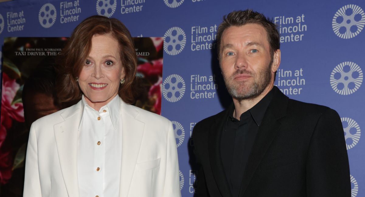 Sigourney Weaver and Joel Edgerton at the premiere of 'Master Gardener,' a Magnolia Pictures release.