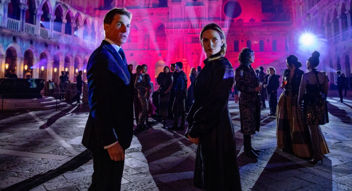 Tom Cruise and Rebecca Ferguson in 'Mission: Impossible Dead Reckoning - Part One' from Paramount Pictures and Skydance.