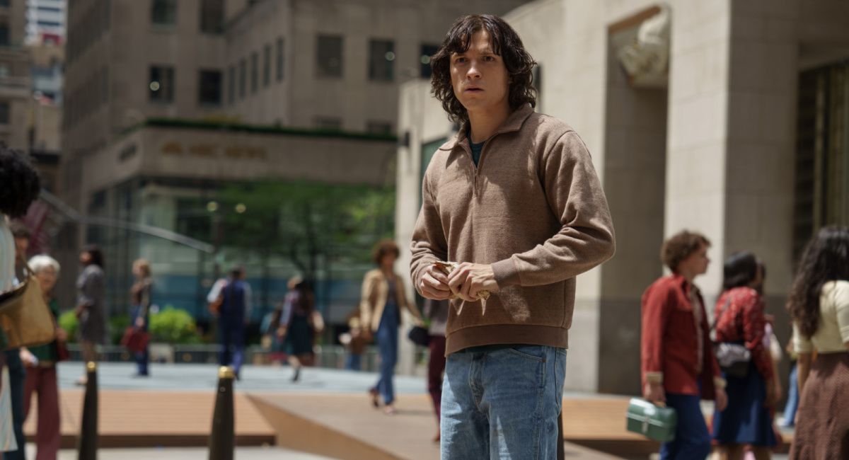 Tom Holland in 'The Crowded Room,' premiering June 9, 2023 on Apple TV+.