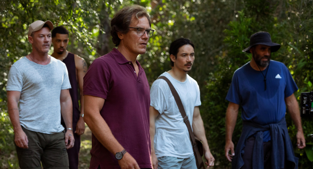 Luke Evans, Melvin Gregg, Michael Shannon, Manny Jacinto, and Bobby Cannavale star in Hulu's 'Nine Perfect Strangers.'