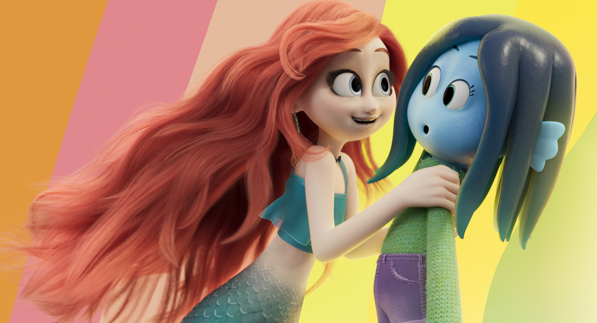 (from left) Chelsea Van Der Zee (Annie Murphy) and Ruby Gillman (Lana Condor) in DreamWorks Animation’s 'Ruby Gillman, Teenage Kraken,' directed by Kirk DeMicco.