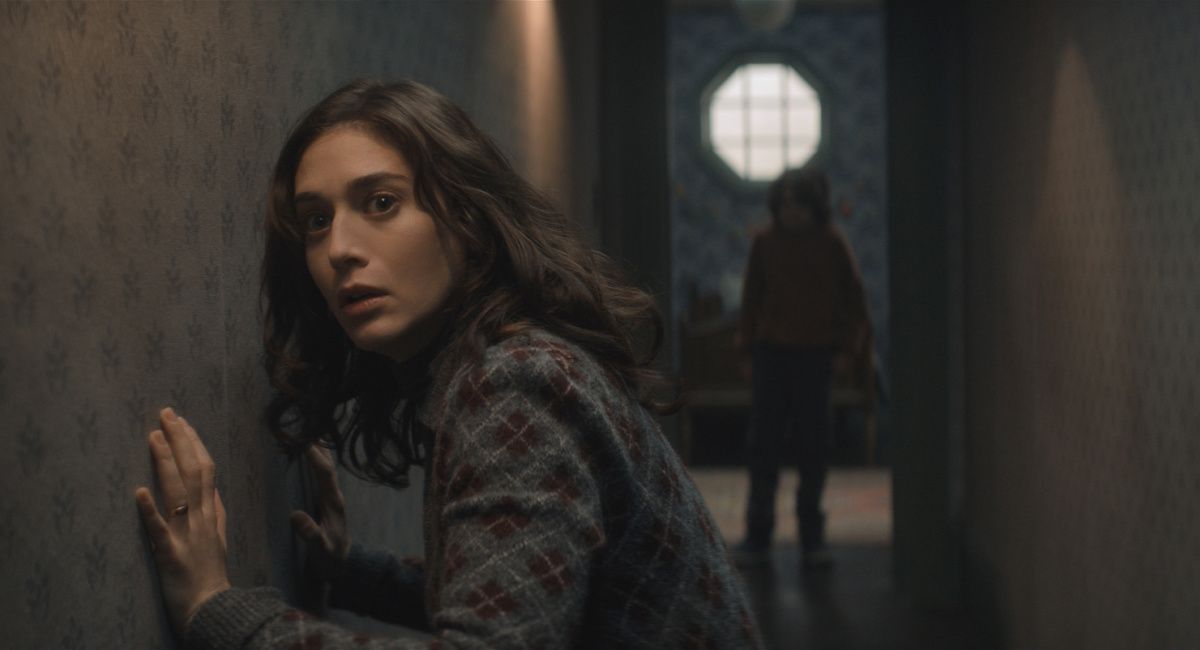 Lizzy Caplan as Carol in the Horror/Thriller film, 'Cobweb,' a Lionsgate release.