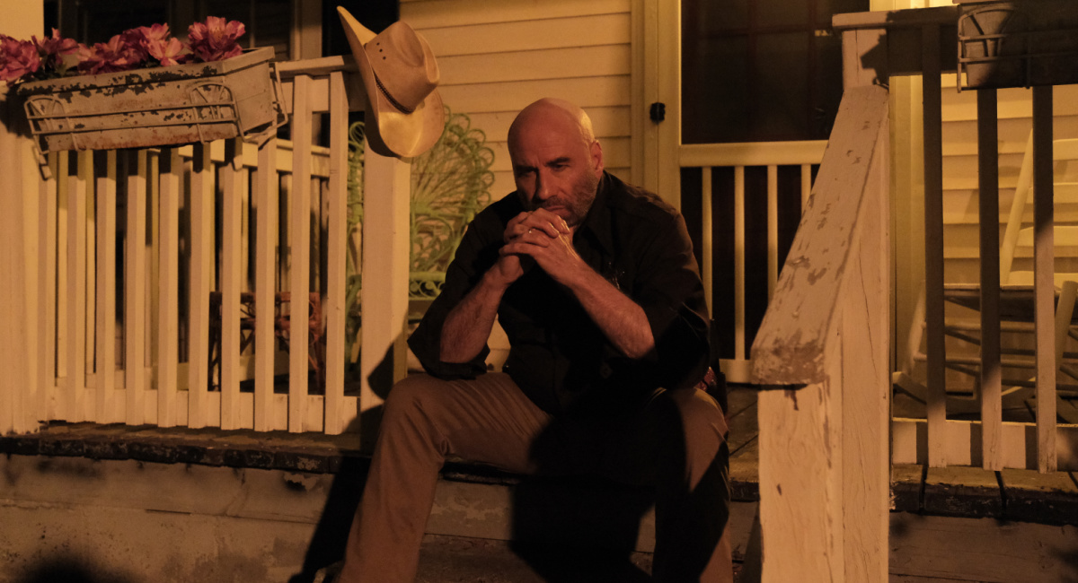 John Travolta as Bodie Davis in 'Mob Land.'