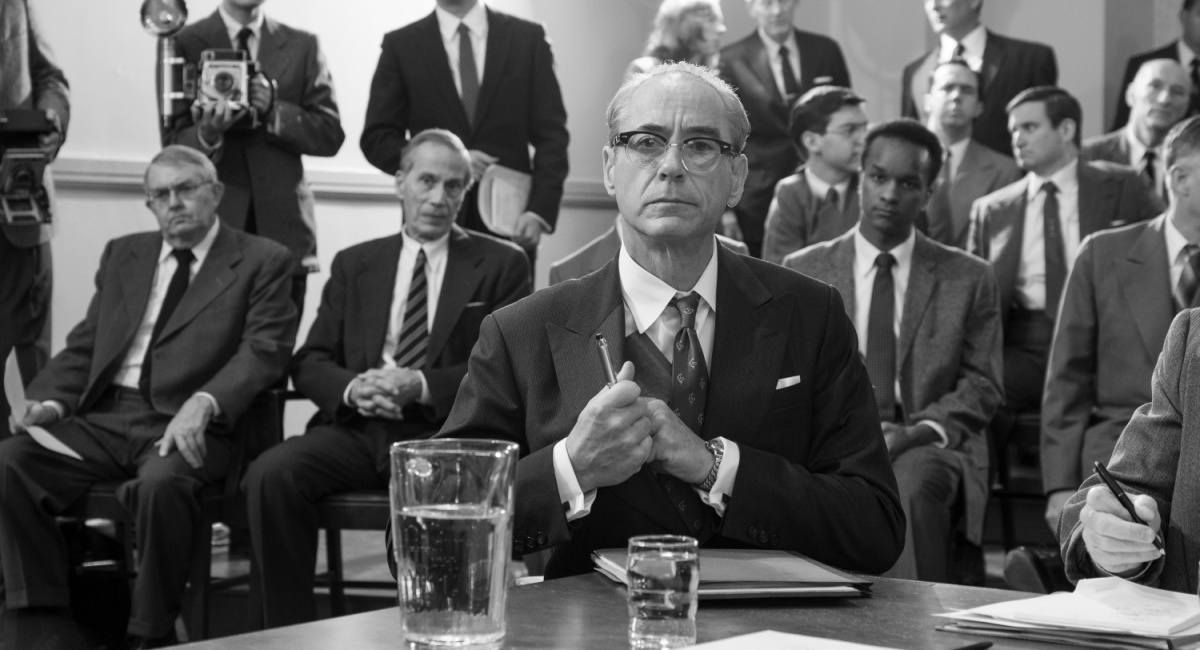 Robert Downey Jr is Lewis Strauss in 'Oppenheimer,' written, produced, and directed by Christopher Nolan.