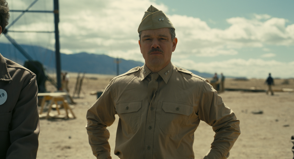 Matt Damon is Leslie Groves in 'Oppenheimer,' written, produced, and directed by Christopher Nolan.