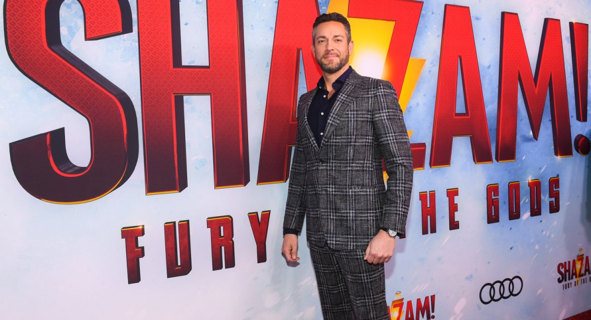 'Shazam! Fury Of The Gods' star Zachary Levi attends Canadian red carpet screening proudly co-hosted by Audi Canada.