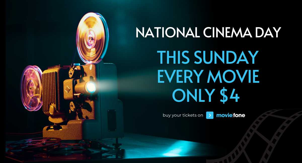 National Cinema Day 2023 is August 27th