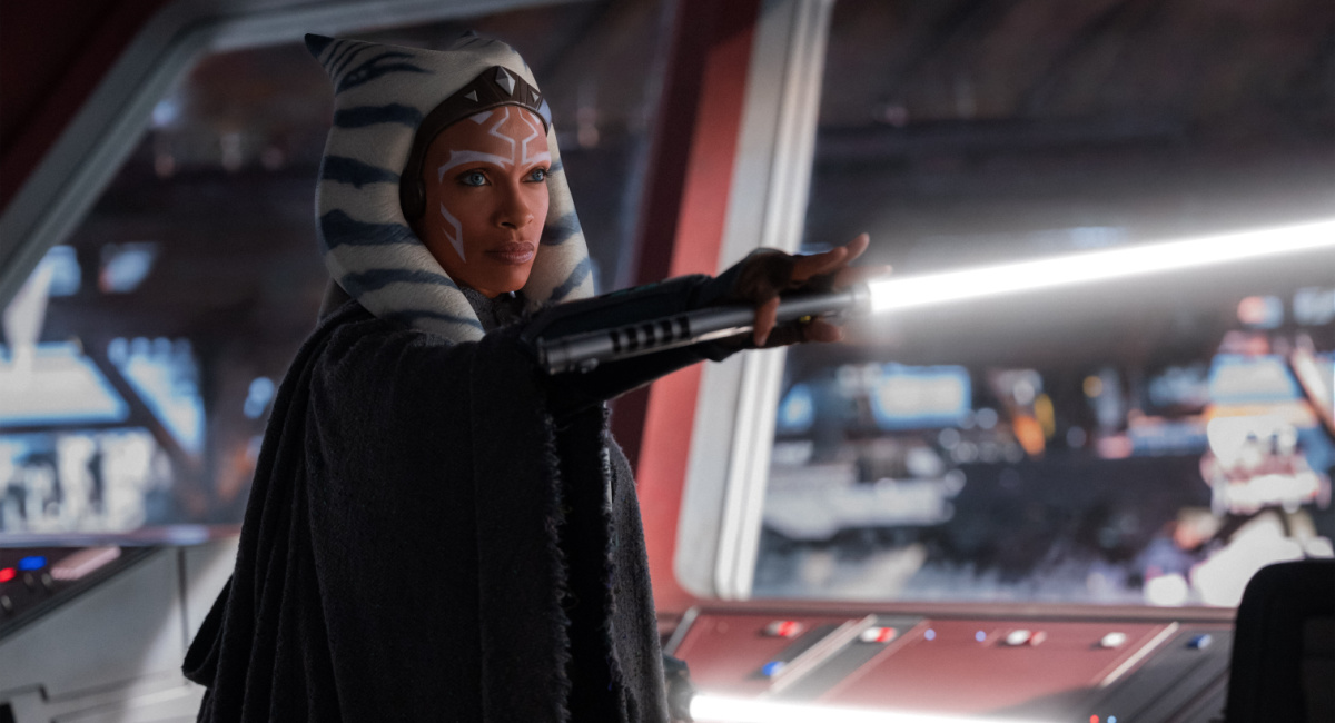 Ahsoka Tano (Rosario Dawson) in Lucasfilm's 'Star Wars: Ahsoka,' exclusively on Disney+.