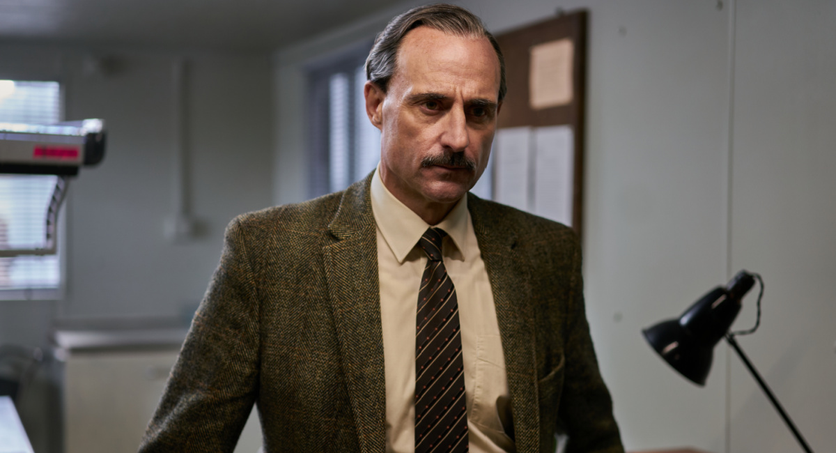 Mark Strong as Holland in the action/thriller/drama film, 'Dead Shot' a Quiver Distribution release.