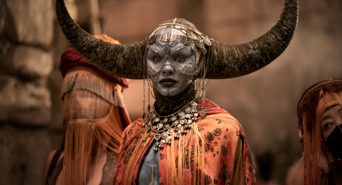 One of the many unique characters found inhabiting the numerous planets of 'Rebel Moon.'