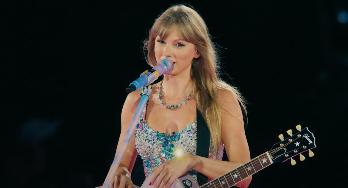Scene from 'Taylor Swift: The Eras Tour Movie.'