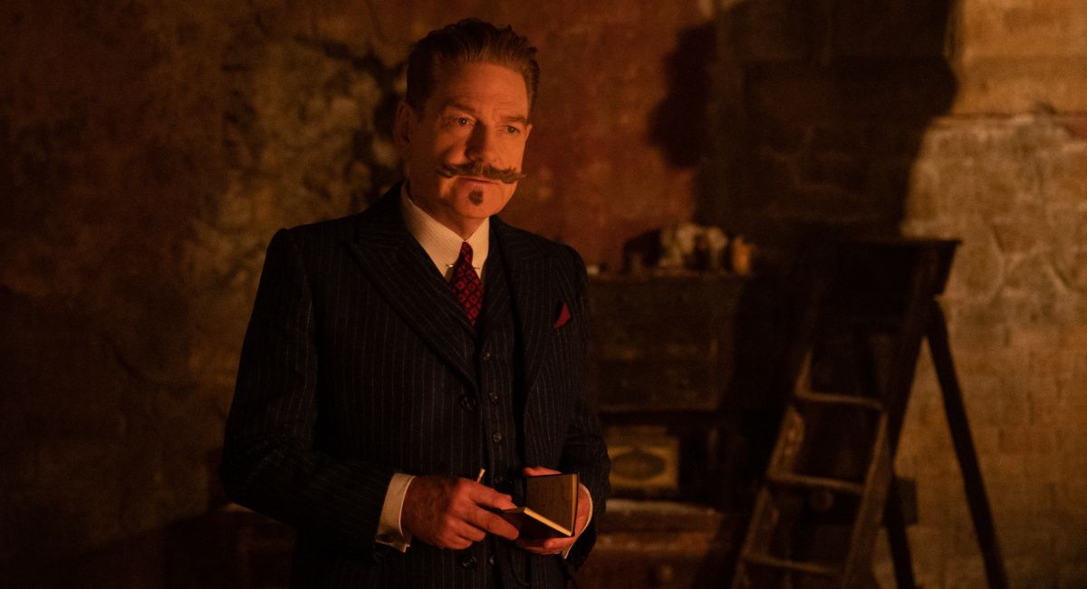 Kenneth Branagh as Hercule Poirot in 20th Century Studios' 'A Haunting In Venice.'