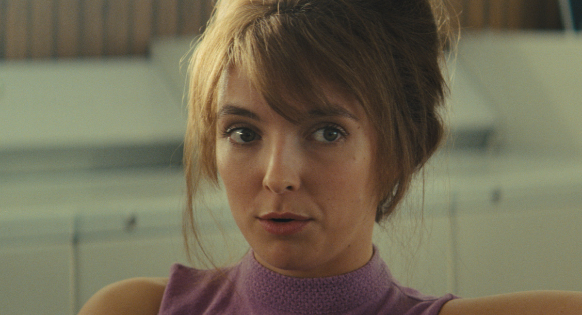 Jodie Comer as Kathy in 20th Century Studios' 'The Bikeriders'.